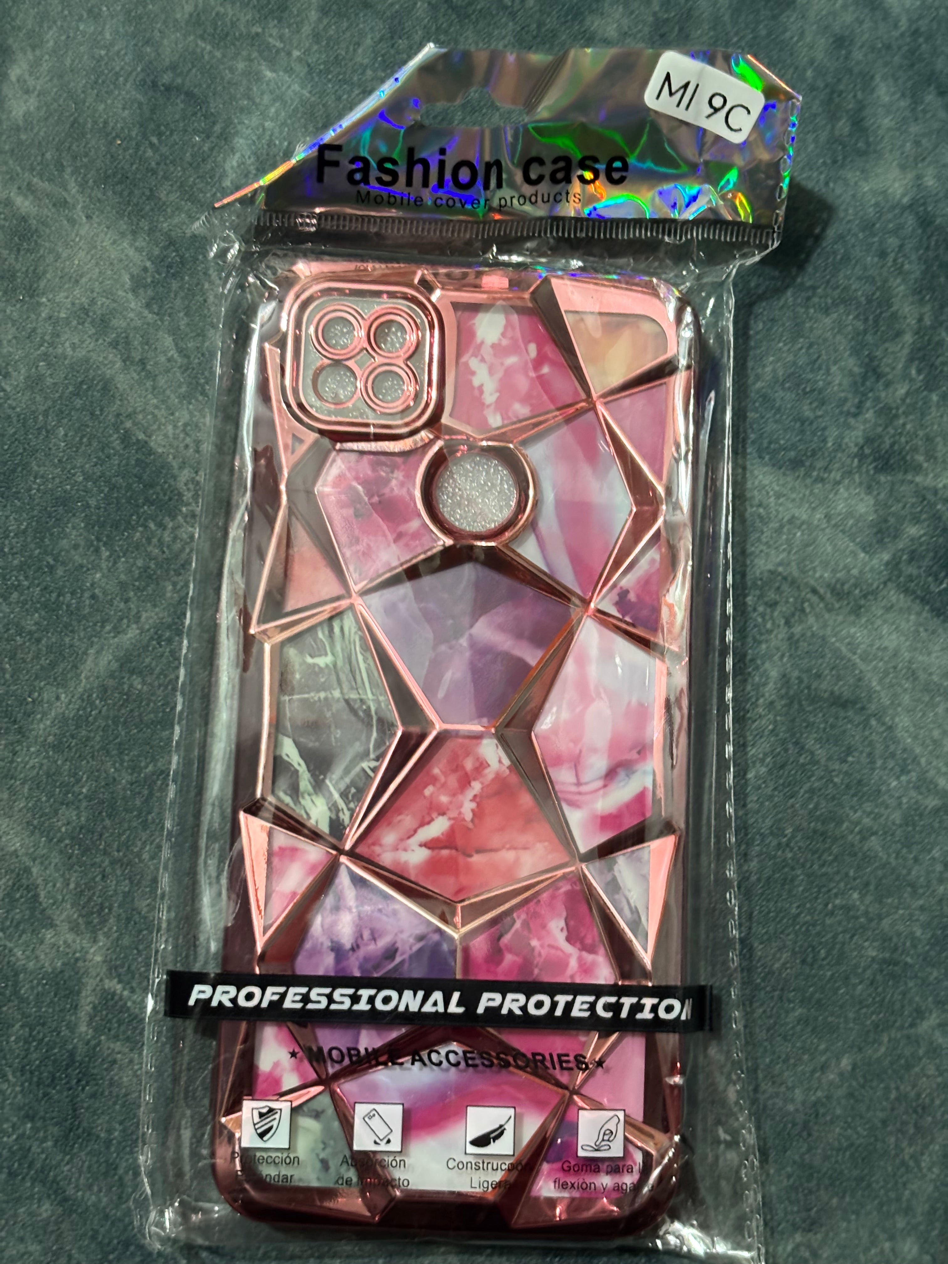 iPhone Diamond Pattern TPU Back Case (PINK)